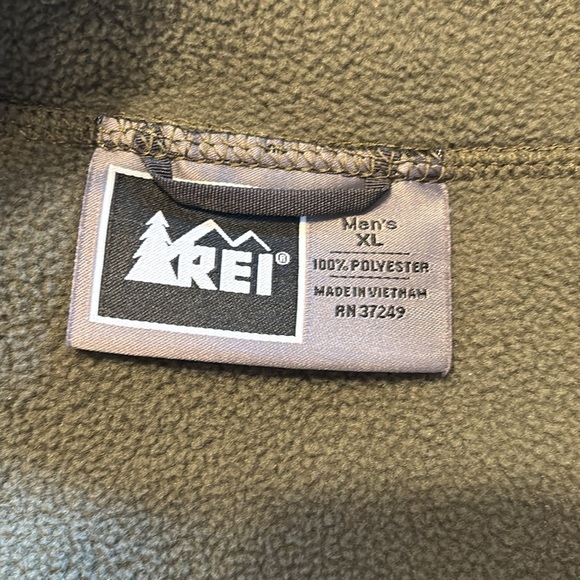 REI fleece zip up jacket * men's XL * - Picture 4 of 10